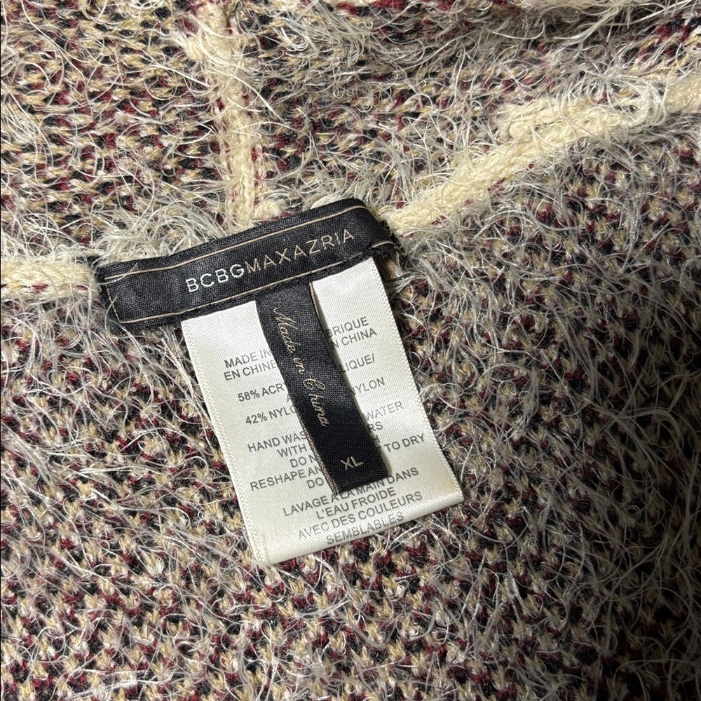 BCBGMaxAzria Soft and Fuzzy Long Cardigan - Picture 7 of 8